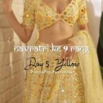 Smriti Khanna Instagram - 9 colours of Navratri 9 indipop songs 9 videos Stay Tuned! Wearing @gopivaiddesigns