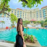 Sneha Bhawsar Instagram - Definitely a pool state of mind. Outfit- @fxmlondonofficial 📍- @novotelimagicaa #snehabhawsar #photography   #classy  #fashion #style #fashionista  #loveyourself #westernwear #quote #instaquote #actress #swimmingoutfits #swimmingpool Novotel Imagica