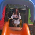 Sneha Ullal Instagram - If only we could rewind time,be kids again & trade stress for playground fun. #nostalgia #destress #snehaullal #goa Novotel Goa Resort & Spa