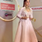 Sneha Wagh Instagram - Little on the wild, more of the calm. With magic of the storm of love. Care a little less, Oh Girl, no need to stress!! 🤍🤍 . . . #LokmatStyleAwards #feelkaroreelkaro #feelitreelit #reels #instareels #fashion #fashiongram #stylefile #fashionfeed #SarangeSneha #ssnehawagh #snehawagh