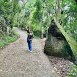 Sneha Wagh Instagram - The climb was difficult but the view was worth it…The Edakkal caves, in Kerala are said to be around from 6000 BCE. There were scriptures which are said to be written by Neolithic Man, having a strong connection to the Indus Valley Civilisation! These Stone Age Era Carvings are the rarest of the rare. In a few pictures we can see figurines that of men, women and animals pictorials depicting that of the tribal nature who worshipped the Sun! The best part which surprised me was, even though it’s situated in our Indian province, it was discovered by a british officer! . . . #incredibleindia #indiatourism #india #wanderlust #ssnehawagh #sarangesneha #snehawagh #kerala #keralatourism #edakkalcaves #trek #cavestory