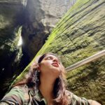 Sneha Wagh Instagram - The climb was difficult but the view was worth it…The Edakkal caves, in Kerala are said to be around from 6000 BCE. There were scriptures which are said to be written by Neolithic Man, having a strong connection to the Indus Valley Civilisation! These Stone Age Era Carvings are the rarest of the rare. In a few pictures we can see figurines that of men, women and animals pictorials depicting that of the tribal nature who worshipped the Sun! The best part which surprised me was, even though it’s situated in our Indian province, it was discovered by a british officer! . . . #incredibleindia #indiatourism #india #wanderlust #ssnehawagh #sarangesneha #snehawagh #kerala #keralatourism #edakkalcaves #trek #cavestory