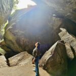 Sneha Wagh Instagram - The climb was difficult but the view was worth it…The Edakkal caves, in Kerala are said to be around from 6000 BCE. There were scriptures which are said to be written by Neolithic Man, having a strong connection to the Indus Valley Civilisation! These Stone Age Era Carvings are the rarest of the rare. In a few pictures we can see figurines that of men, women and animals pictorials depicting that of the tribal nature who worshipped the Sun! The best part which surprised me was, even though it’s situated in our Indian province, it was discovered by a british officer! . . . #incredibleindia #indiatourism #india #wanderlust #ssnehawagh #sarangesneha #snehawagh #kerala #keralatourism #edakkalcaves #trek #cavestory
