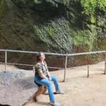 Sneha Wagh Instagram - The climb was difficult but the view was worth it…The Edakkal caves, in Kerala are said to be around from 6000 BCE. There were scriptures which are said to be written by Neolithic Man, having a strong connection to the Indus Valley Civilisation! These Stone Age Era Carvings are the rarest of the rare. In a few pictures we can see figurines that of men, women and animals pictorials depicting that of the tribal nature who worshipped the Sun! The best part which surprised me was, even though it’s situated in our Indian province, it was discovered by a british officer! . . . #incredibleindia #indiatourism #india #wanderlust #ssnehawagh #sarangesneha #snehawagh #kerala #keralatourism #edakkalcaves #trek #cavestory