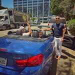Soha Ali Khan Instagram - When in LA take the top down and roll ☀️❤️ 😎 #summer2023 #LAdiaries #obligatoryconvertiblephoto😂 Sunset Boulevard, LA.