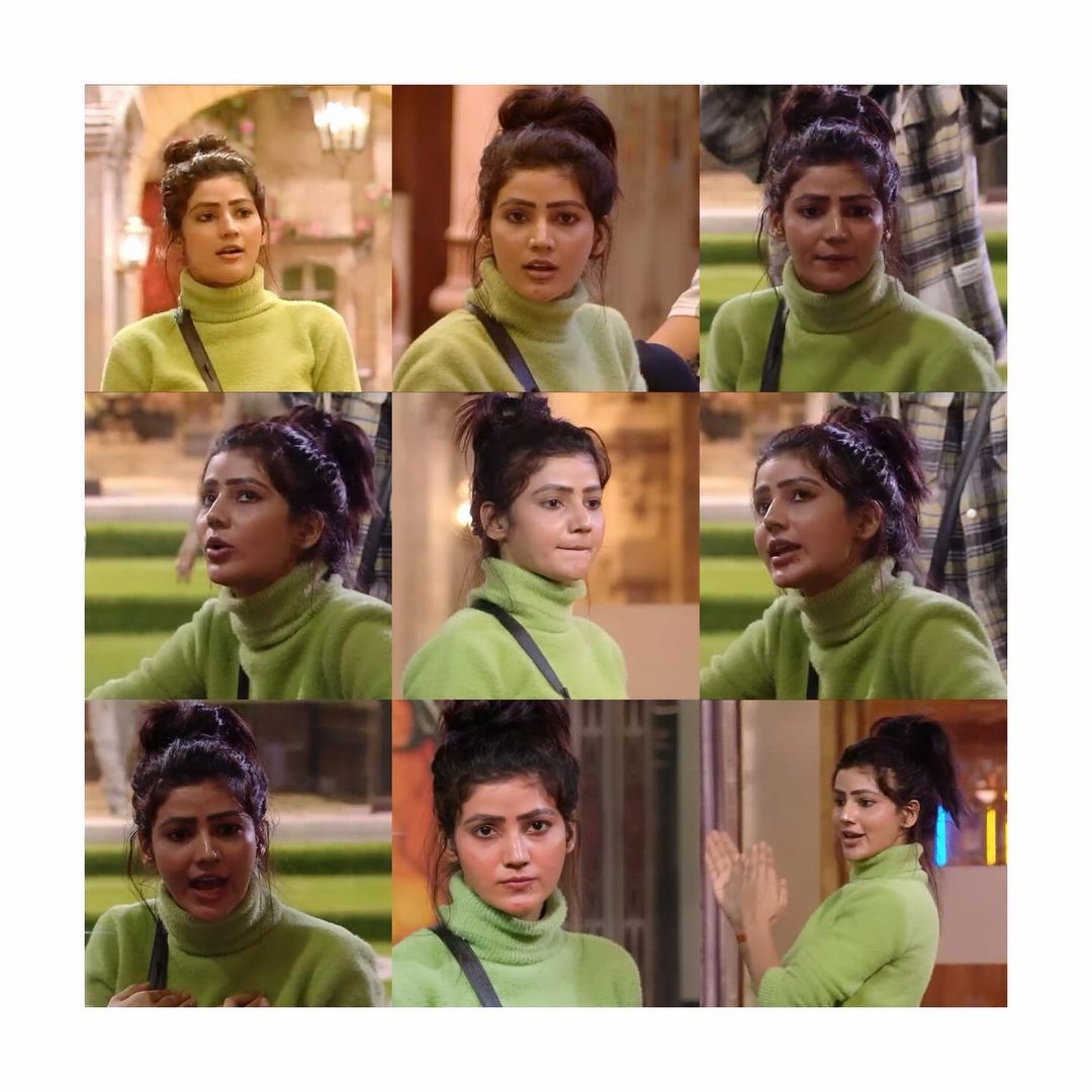 Soniya Bansal Instagram - Who needs words when my face can do the talking?💁🏻‍♀️ @colorstv @officialjiocinema @endemolshineind @teamgolecha #soniyabansal #SBINBB #humarisherni#Biggboss17journey #Biggboss17 #Bb17 #DillDimagAurDum#colours #salmankhan#Jiocinema