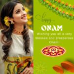 Sowmya Menon Instagram - Wishing You All A Very Blessed & Prosperous Onam❤️❤️🌻