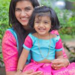 Sridevi Ashok Instagram - May the divine blessings of Durga Ma bring happiness and success to your life. May this auspicious festival bring light, happiness, and prosperity into your life. Happy Vijayadashami 🫶❤️🙏 Mom & Daughter combo dress : @io__fashion Photo : @ashok_chintala