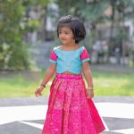 Sridevi Ashok Instagram - May the divine blessings of Durga Ma bring happiness and success to your life. May this auspicious festival bring light, happiness, and prosperity into your life. Happy Vijayadashami 🫶❤️🙏 Mom & Daughter combo dress : @io__fashion Photo : @ashok_chintala