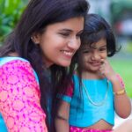 Sridevi Ashok Instagram - Celebrate the victory of the forces of good over Evil. Let us celebrate an auspicious day to begin new things in life. விஜயதசமி வாழ்த்துக்கள் Mom and Daughter combo dress from @io__fashion Photo : @ashok_chintala