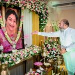 Sridevi Vijaykumar Instagram - Amma's 10th year anniversary prayer meet 23.07.2023 🙏 Those we love never truly leave us. There are things that death cannot touch. Miss you so much Mummy You were the reason for all the happiness and positivity and you continue to be so... We will always celebrate you Love you Ma Decor:@geetuevents Photography:@jaganselvamphotography Venue:@prithapalace Pritha Palace