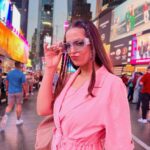 Srishty Rode Instagram – Lost in the dazzle of Times Square ✨ 
. 
Sunglasses @gangstaa_official Times Square New York