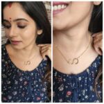 Srithika Instagram – Get your customised name necklace from  @anscollection7 😉
.
#chain
#customized 
#beautiful