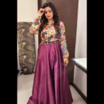 Srithika Instagram - Fashion is a language that creates itself in clothes to interpret reality😎 . Dress @w2m_boutique . #suntv #dress #indowestern #new #costume #comfortable