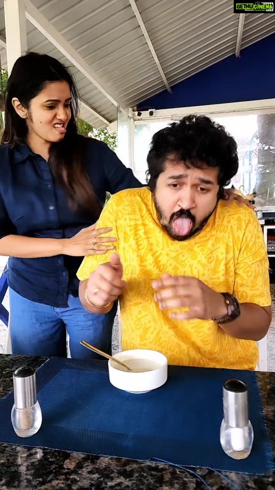 Srithika Instagram - Ice-crasam 🍲 saapdunga 😍 . With @ssr_aaryann . #Ice-crasam #reels #tamilreels #reelsinstagram #parithabangal #sudhakar #gopi #comedy #trending #tamilcomedy #eating #food #creativity #creativityfood