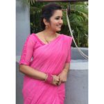 Srithika Instagram - "Pink is a beautiful color, because it is one of the colors that the sun makes at twilight and in the dawns.” – C. Joybell C. . Wearing @designcloud_boutique . #pink #color #saree #aaokkatiadakku #shootingspot #shootingmode Hyderabad