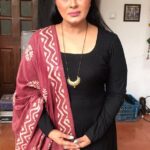 Sudha Chandran Instagram - Wen te song matches ur attire nd hair colour too...then this magic happens