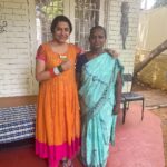 Suhasini Maniratnam Instagram - Beautiful gesture by our staff bhanu, Gunaa,krishnammaal and ammu. Look at the beautiful bangles they got me. Also தேன் மிட்டாய் கமர்கட் கோக்கோ மிட்டாய் ❤️❤️❤️❤️