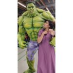 Sukrutha Wagle Instagram - See na #hulk Babu, they say we don't look good together 😭😭😭😭 . . #sukrutha #sukruthawagle