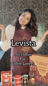 Sukrutha Wagle Instagram - @sukrutha_wagle can't get enough of our coffee and is utterly obsessed with all of the Levista flavours!! 
It's her daily dose that keeps her running energetically.

Our finest Arabica and Robusta beans offer a heavenly aroma and taste, from the very first to the last sip! and which will completely make you fall in love with Levista crazily. 

Tag your friends who want to try all of Levista's flavours in various coffees! 

#Levista #LevistaCoffee #InstantCoffee #DoubleTheMagic #Chennai #Bangalore