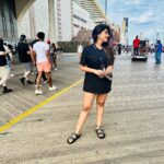 Supritha Instagram - In the dance of life, she moves to her own music.🧿💙 Atlantic City, New Jersey