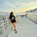 Supritha Instagram - In the dance of life, she moves to her own music.🧿💙 Atlantic City, New Jersey