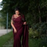 Supritha Instagram – In my heart ♥️ 

🥻: @elegant_threads_by_salma 
📸: @rollingcaptures 
💄: @bridal_makeup_vijayawada