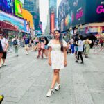 Supritha Instagram - Nyc💙🧿 Times Square, New York City