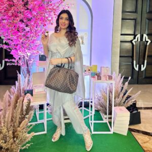 Surabhi Prabhu Instagram - So happy to attend #bombaytimesfashionweek 2023. 

Yessssss !!! Ayurveda is a part of our Fashion Now! 
@nabhisutra becomes ayurveda partner of @timesfashionweek Mumbai !!
I see this brand growing from strength to strength, they becoming more and more popular and household name with every single day . So proud to be part of this family . 
.
.

Do not forget to visit www.nabhisutra.com and have a happy healing!
.
.
.
.
.
.
Outfit - @worldofwomenrepublic @wyshlist_india 
Shoes - @aldo
👜 - @louisvuitton 
.

#nabhisutra #ayurveda #bellybuttonoils #wellness #timesfashionweek #mumbai #mumbaikar #unity44 #voompla #pinkvilla #bollywoodcinema #हिंदी #bollywoodmovies #supermodel #modeldiaries #jaishreeram  #saibaba #surabhi 
#vulnerable #tollywoodactress #surabhiprabhu #narcissism #worthit #dreamgirl #hindiquotes #mumbaiblogger #indianwear #indiangirl #potd