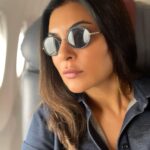 Sushmita Sen Instagram - Plane & self(ies) 😄💋I love journeys…especially the ones that arrive at belonging!! 😍🤗😊 #memories Enroute #sangaifestival2022 #manipur #favouritenortheast 🤗💃🏻❤️🎶✈️ I love you guys!!! #duggadugga 😇