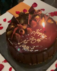 Sushmita Sen Instagram - My Maa @subhra51 turned a magical 70 😍🤗❤️💃🏻⭐️ To have our family & friends join the celebrations is such a blessing & means the world to us!!😇🙏❤️

Years of friendships & strength of family, all of it divine grace…one richly deserved by you Maa😍🤗💋

To many more…💃🏻💃🏻💃🏻

Thank you @theoberoimumbai for the excellent service & pure LOVE 🤗❤️👏

To Birthday girls @subhra51 @pritam_shikhare  I love you both!!! #duggadugga #maa 😊❤️💃🏻🌈