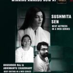 Sushmita Sen Instagram - How richly deserved!!! Congratulations @snipsnapkhush & @abhimanyuchaudhary 😁🤗👏❤️👊 #iwmbuzzdigitalawards2021 #bestediting #Aarya 🥂👏😇❤️ Thank you @iwmbuzz for recognising & celebrating two incredibly talented editors, who made the journey of Aarya the magic it is!!!🙏🤗😊💃🏻 Soooooo happy!!!!😁💃🏻 @madhvaniram @officialrmfilms @disneyplushotstarvip #TeamAarya #duggadugga 💃🏻💃🏻💃🏻