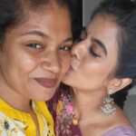 Swagatha S Krishnan Instagram - @anjusartistry .. There is no one else other than her who knows my taste better when it comes to the way i look. This talented, hard working, passionate Artist, mother and friend is one of my favourites and someone i’d blindly trust. Go and take all that u deserve and more. Sky is the limit darling. #dolledupforpromotions