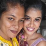 Swagatha S Krishnan Instagram - @anjusartistry .. There is no one else other than her who knows my taste better when it comes to the way i look. This talented, hard working, passionate Artist, mother and friend is one of my favourites and someone i’d blindly trust. Go and take all that u deserve and more. Sky is the limit darling. #dolledupforpromotions