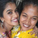 Swagatha S Krishnan Instagram - @anjusartistry .. There is no one else other than her who knows my taste better when it comes to the way i look. This talented, hard working, passionate Artist, mother and friend is one of my favourites and someone i’d blindly trust. Go and take all that u deserve and more. Sky is the limit darling. #dolledupforpromotions