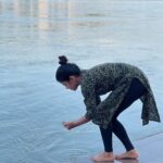 Swagatha S Krishnan Instagram - Ma Ganga 🙏🏼 Wishing and praying for all of us to the mighty mother Ganga from Rishikesh . She s the greatest mother and medicine that has been gifted to us. 🙏🏼 #jaigangamaiyya