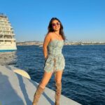 Tanya Sharma Instagram - Sunkissed at #galataport ! Swipe right for sone funny #bts #lifeofaninfluencer #istanbul #turkey #travel #instagood #love #tanyasharma #instafashion Galata Tower - Istanbul, Turkey