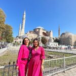 Tanya Sharma Instagram - A Day in Istanbul 💘 The day we ran and ran ! But we made it 😂 exploring Istanbul on our own was definitely one hell of an experience! Cheers to everyone who loves to travel #grateful for everything 🤍✨ #turkey #istanbul #travel #instafashion #tanyasharma . Wearing - @a_trolley_ofclothes Istanbul, Turkey