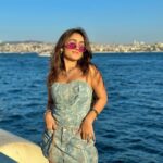 Tanya Sharma Instagram - Sunkissed at #galataport ! Swipe right for sone funny #bts #lifeofaninfluencer #istanbul #turkey #travel #instagood #love #tanyasharma #instafashion Galata Tower - Istanbul, Turkey