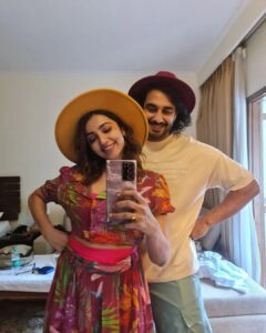 Tejaswi Madivada Instagram - Met this guy 3 years ago and asked him when his birthday was, he said 3 July and then he rapped this song BHAKTI BOMB to Me and here we are releasing it tomorrow I hope you take all the luck and love that I get too and get whatever you're wishing for, wish you a happy birthday and yes happpy birthday to me too. @chaitanyakanhai