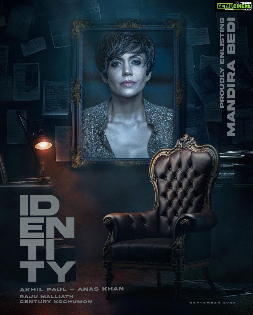 Tovino Thomas Instagram - Presenting the Power Woman : MANDIRA BEDI Totally hyped to come together to work on a power packed Action Entertainer !! ‘IDENTITY’ An @akhilpaul_ @anaskhan_offcl Movie ! The Preparations are On for a fresh experience... All set to discard old Masks and pull on a brand new one..! @identity_themovie @akhilpaul_ @anaskhan_offcl @trishakrishnan @vinayrai79 @mandirabedi @akhilarakkal @chaman.chakko @centuryfilms.in #IDENTITY #StartsRolling #Sept23