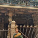 Vaishnavi Gowda Instagram - Madurai Meenakshi Amma temple ✨ Madurai Meenakshi Temple
