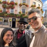 Vinay Rai Instagram - Thanks for an amazing day @ashantiomkar @akinaworan . Great meal, great location and great company. Perfect . Gonna miss you guys. 🤗 Greenwich, London