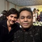 A. R. Rahman Instagram – @urstrulymahesh  @mirzasaniar  celebrations🎉 Trident, Hyderabad