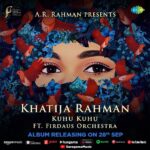 A. R. Rahman Instagram - Soothe your mid-week blues with an enchanting musical experience✨#KuhuKuhu album releasing on 28th September! Stay tuned! #Saregama #SaregamaMusic #NewSong #ARrahman #orchestramusic #khatijarahman #firdausorchestra