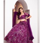 Aanchal Sharma Instagram - I purple you 💜 . . 📸 @rijan_satyal Clad in @manis_rai HMUA @sunii_makeup_artist @hairartist.durga