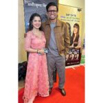 Aarya Ambekar Instagram - सागराची गाज तू गालावर लाज तू आतुरल्या डोळ्याचं सपान तू केवड्याचं पान तू कस्तुरीचं रान तू पाघुळल्या जीवाचं गं भान तू. ❤️ Finally a picture with you @ambekaraarya ❤️🥹 #prithvikpratap #aaryaambekar D.N. Nagar