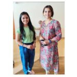 Aarya Ambekar Instagram - Still reminiscing the unexpected meet and my happy tears!!! Thats what happens when you get to meet someone you wholeheartedly adore and follow!😊 Couldn't contain my happiness!!! The ever amazing and humble and warm @kaushiki_sings ji!☺️🙏🏻❤️