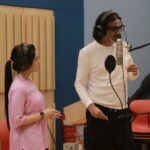 Aarya Ambekar Instagram - #LongPostAlert #AjayDadaAppreciationPost😁❤️ While surfing through the Gallery to find some pics in Black for Sankranti, I came across this pic clicked last month. And it dawned on me that coincidently, today marks #OneYear to getting to sing for Ajay-Atul! All the memories of Ajay dada teaching the song to me, to being with me in the recording room during the entire recording process, patiently correcting me until I matched his level of precision, flashed before my eyes. From then, till now..whatt a year it has been, thanks to this person's existence!!✨ And it definitely calls for an appreciation post! I'll always be grateful to 2021 for introducing me to this gem of a person who in no time became my best friend, philosopher, guide in literal sense. My rock solid pillar of support and most trustworthy person who I completely trust with for selfless advices. The only person who has the right to scold me and whose scoldings I take seriously!😁🙈 Who I can count on for honest musical comments and whose wholehearted appreciation is something that makes me work hard! Those who know me, know very well that I prefer a short text over calls..Always! There are very few people I can comfortably talk with, on calls. He definitely tops the list!! The call-notif I get excited on seeing, because I know when he calls, some intellectually and musically rich n nourishing, mentally stimulating conversations and food for thought is on its way!!😄 Or if I have any doubt (relating to any topic ranging from Music to Politics) I know whom to call and get satisfactory answers from! Not to forget, all this, in addition to giggles to his (sometimes good) punches😝 and laughters until you can't breathe, to his hilarious remarks on something he's angry about!!😂 This has been such a routine that now whenever my parents hear a hyena-like laugh from my room, they also guess its him and ask me "Kay mhanat hota Ajay Dada?!"😂 Words fall short to write about and thank this person!!! While I write all this, n no. of other memories are popping up in my mind and making me smile wide!! Thank you for being you dear Ajay dada!!✨❤️ . . . _ #ajaygogavale #ajayatul