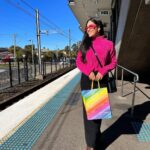 Aayushi Dholakia Instagram - cruising around in pink💗 . . . Exploring the streets of Sydney has been so much fun and walking through Queen Victoria Building was truly amazing!! The architecture is so intricate and vintage🫶🏻 #traveltales #vacationoutfit #holidayoutfit #thisisaustralia #tourismaustralia #australia Qvb- Queen Victoria Building